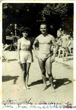 Ele DArtagnan with Lina Moggi in Milan 1944