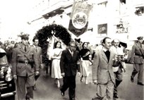 Trumpeter in a parade
